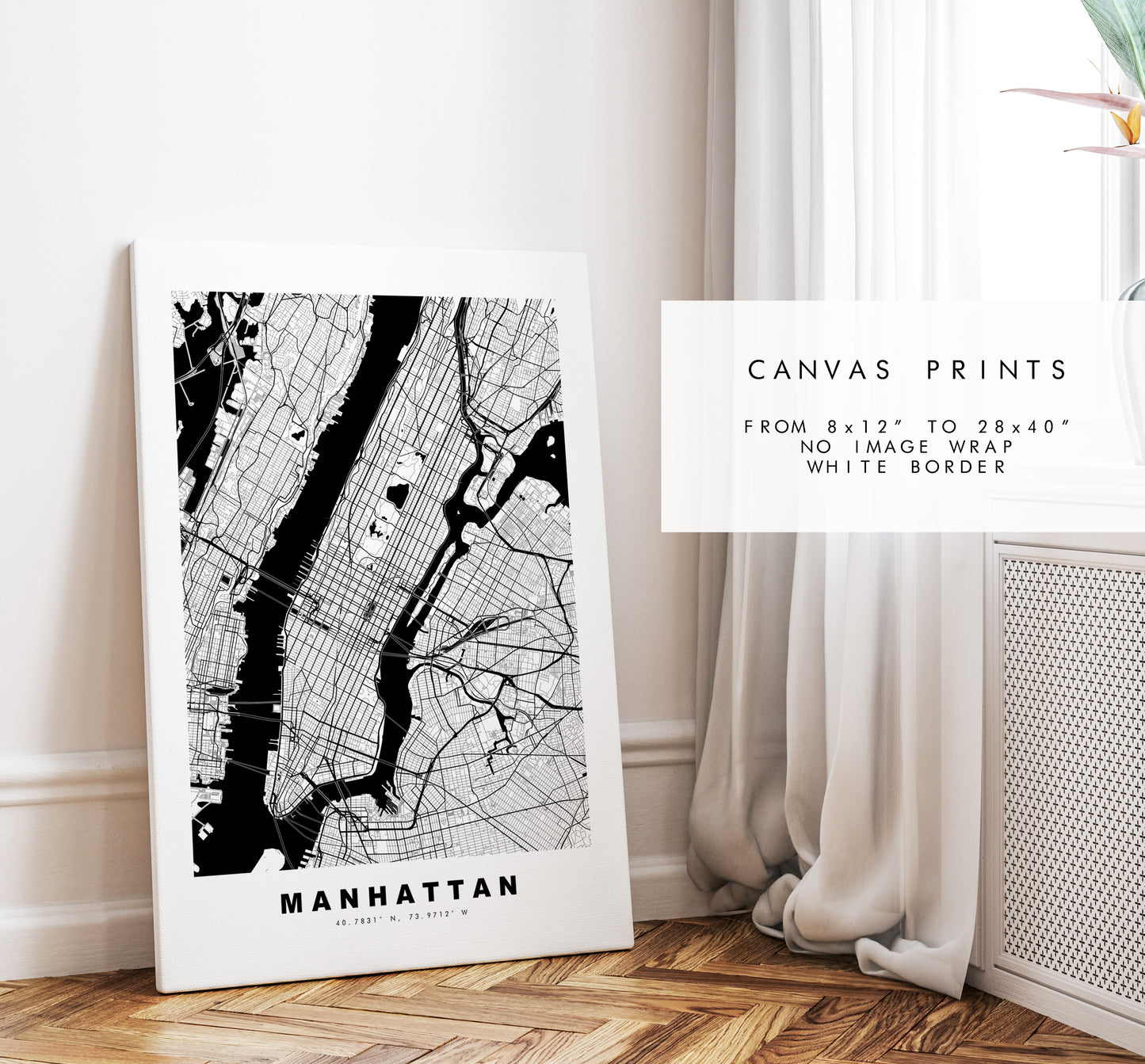 Custom Map Print - Any City or Town -  Minimalist City Map Poster - Map Wall Art - Different Colours Available