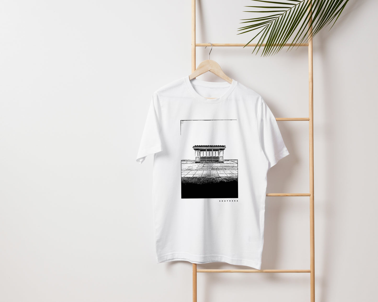 Southsea Sketch Tee - Available on White/Grey/Black T-Shirts