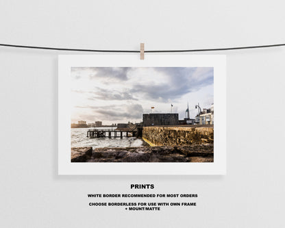 Round Tower - Photography Print - Portsmouth and Southsea Prints - Wall Art -  Frame and Canvas Options - Landscape