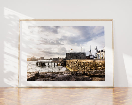 Round Tower - Photography Print - Portsmouth and Southsea Prints - Wall Art -  Frame and Canvas Options - Landscape