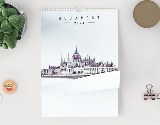 Budapest 2025 Calendar - A3 or A4 Wall Calendar - Budapest - Hungary - Budapest Calendar - 2025 Planner - Photography Calendar - 2025 Diary