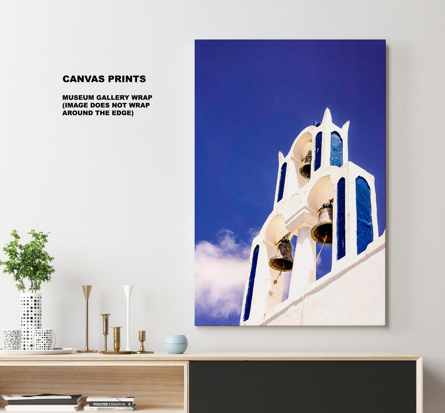 Santorini Print Set - Print Set of Three - Bold Blue Prints - Framed Prints Available - Greek Photography Prints - Greece Fine At Photo