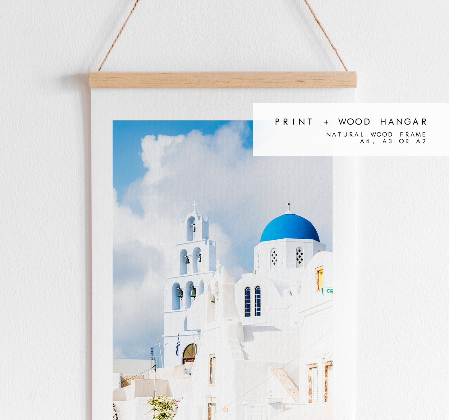 Santorini Print - Greece - Print - Poster - Santorini Photography - Greece Wall Art - Portrait - Santorini Poster - Santorini Wall Art