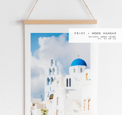 Santorini Print - Greece - Print - Poster - Santorini Photography - Greece Wall Art - Portrait - Santorini Poster - Santorini Wall Art