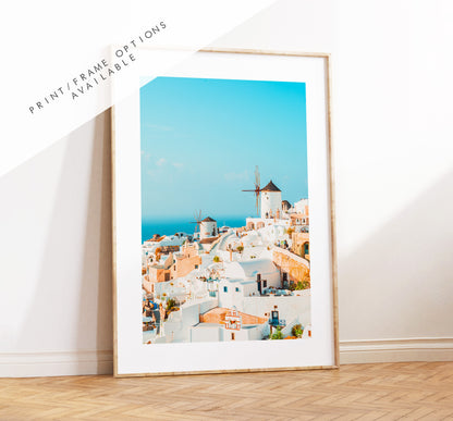 Santorini Photography Print - Greece - Print - Poster - Santorini Photography - Greece Wall Art - Portrait - Oia Print - Oia Photography