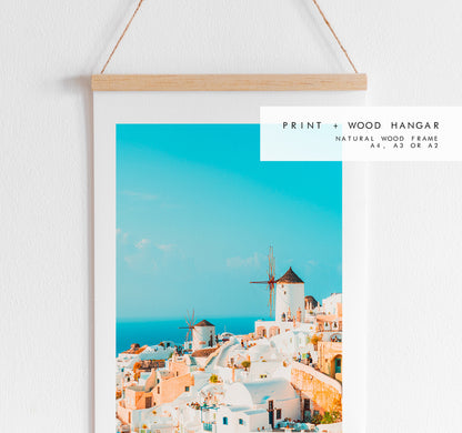 Santorini Photography Print - Greece - Print - Poster - Santorini Photography - Greece Wall Art - Portrait - Oia Print - Oia Photography