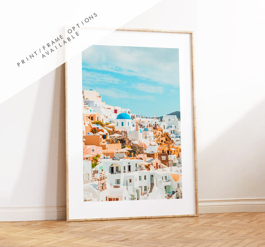 Santorini Photography Print - Greece - Print - Poster - Santorini Photography - Greece Wall Art - Oia Photography Print - Oia Santorini