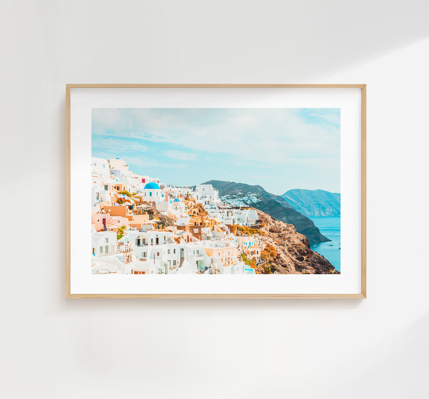 Oia Photography Print - Greece - Print - Poster - Santorini Photography - Greece Wall Art - Santorini Landscape Print - Greek Town - Gift