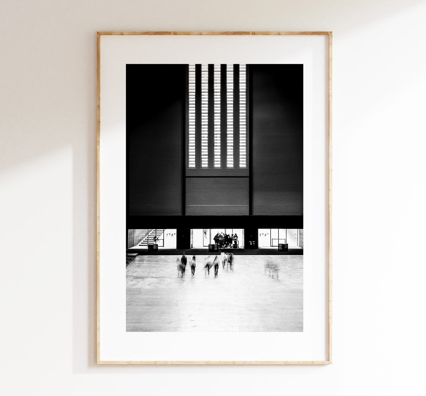 Turbine Hall - Black and White Photography Print - London Photography Print - Fine Art Photography - London Print - Poster -  Architecture