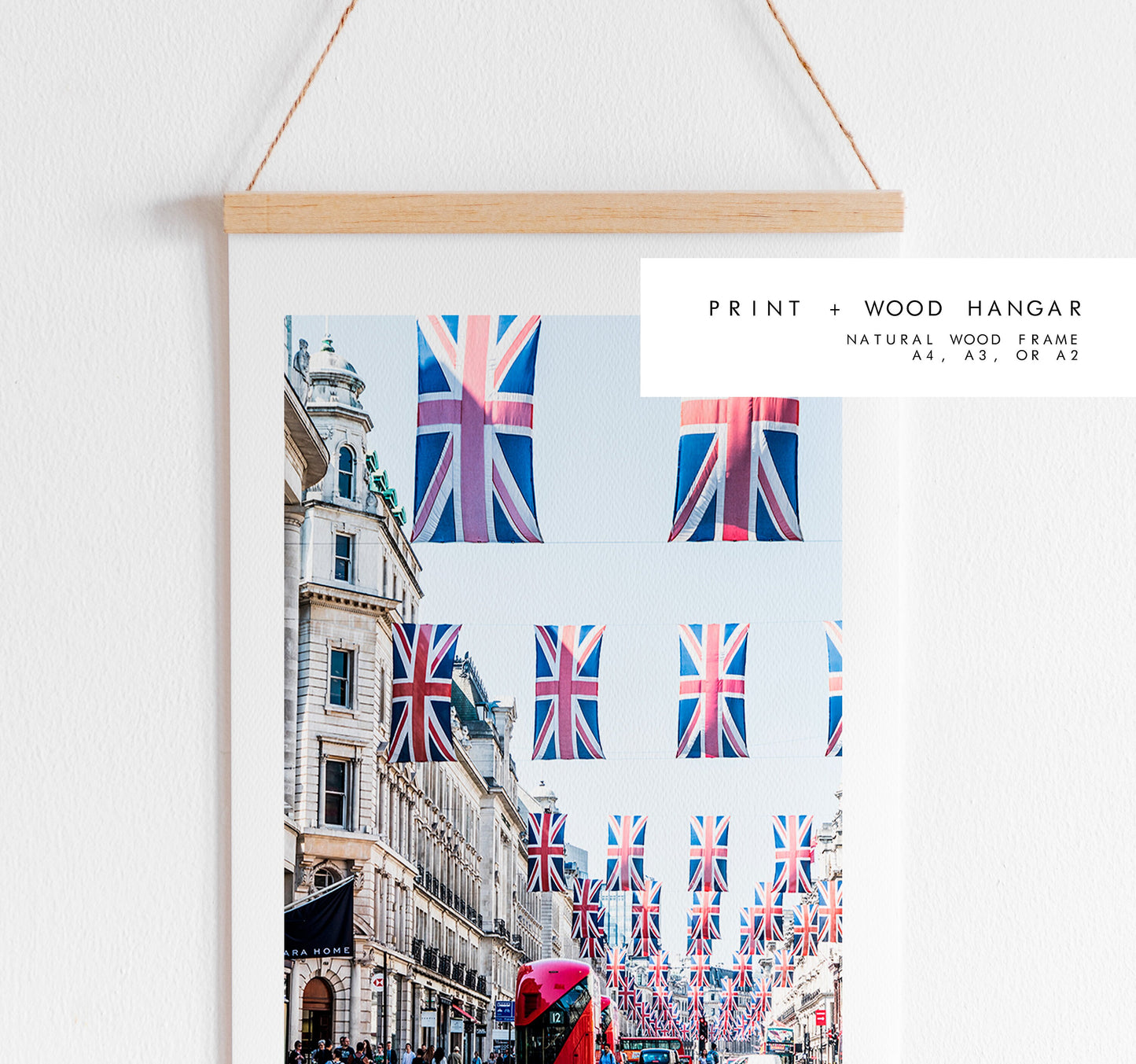 Regent Street - London Photography Print - Fine Art Photography - London Print - Poster - Wall Art - Portrait - Union Jack - Queens Jubilee