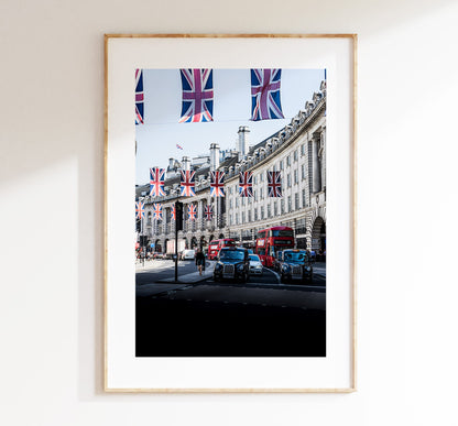 London Photography Print - London Photography Print - Fine Art Photography - London Print - Poster - Wall Art - Taxi Cab - Union Jack