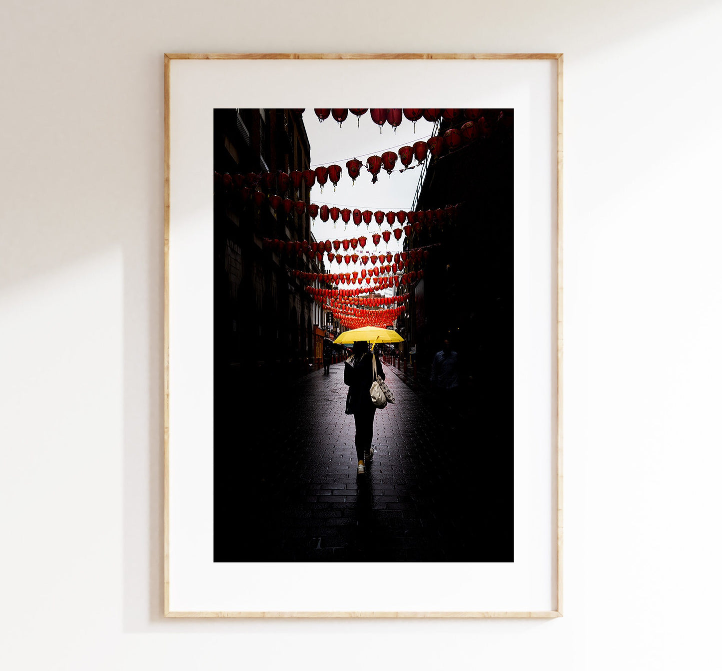 Chinatown Print - The Girl With the Yellow Umbrella - London Photography Print - Fine Art Photography - London Print - Poster - Wall Art