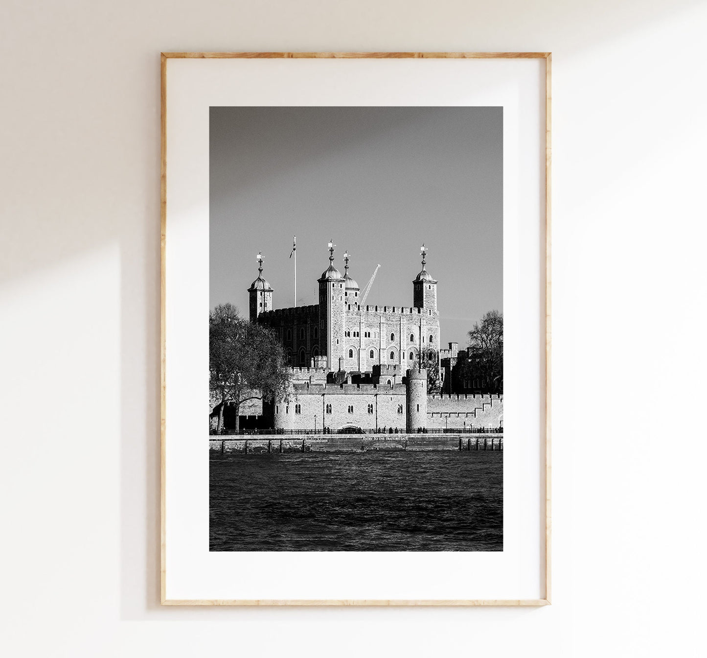 Tower of London Print - London Photography Print - Fine Art Photography - London Print - Poster - Wall Art - Black and White - Monochrome