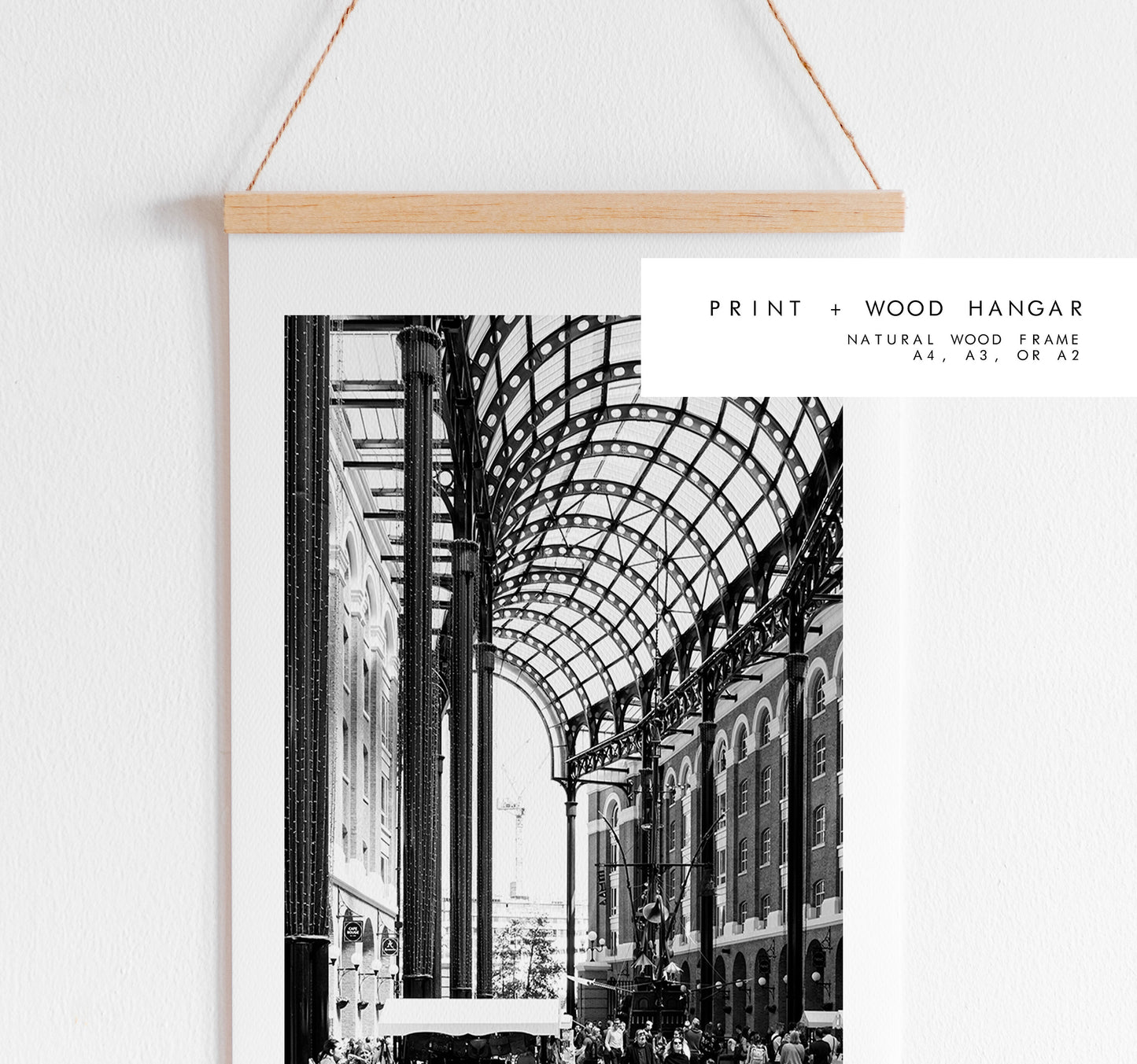 Hayes Galleria - London Photography Print - Fine Art Photography - London Print - Poster - Wall Art - Black and White - Monochrome