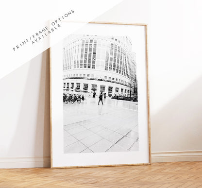 Canada Square - London Photography Print - Fine Art Photography - London Print - Poster - Wall Art - Black and White Photography Print