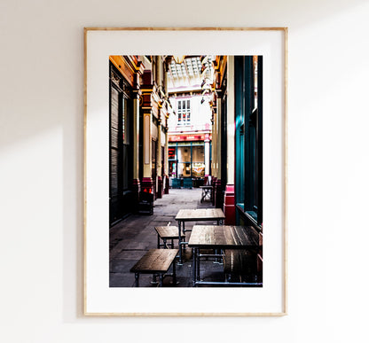 Leadenhall Market -  London Photography Print - Fine Art Photography - London Print - Poster - Wall Art - Leadenhall Market Print - Colour