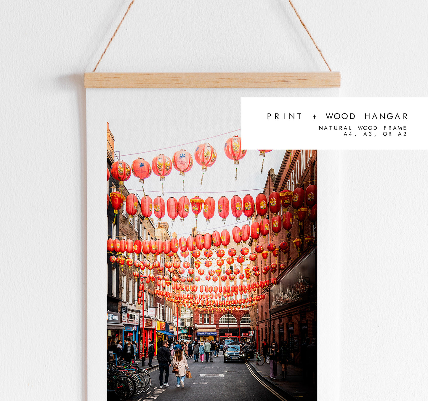 London Chinatown Print - London Photography Print - Fine Art Photography - London Print - Poster - Wall Art - Chinatown - Portrait - Colour