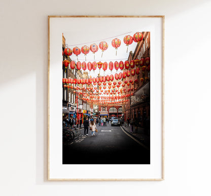 London Chinatown Print - London Photography Print - Fine Art Photography - London Print - Poster - Wall Art - Chinatown - Portrait - Colour