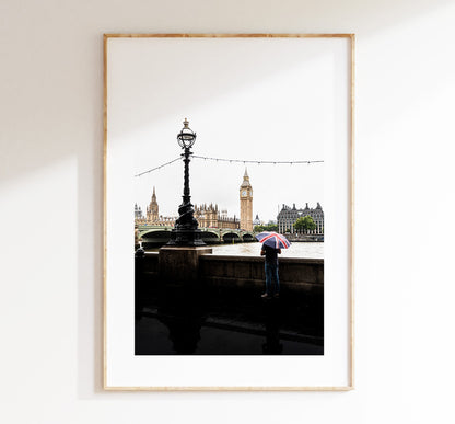 London Wall Art - London Photography Print - Fine Art Photography - London Print - Poster - Wall Art - Union Jack - London Wall Art - Gift