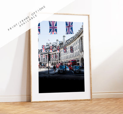 London Photography Print - London Photography Print - Fine Art Photography - London Print - Poster - Wall Art - Taxi Cab - Union Jack