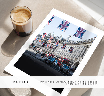 London Photography Print - London Photography Print - Fine Art Photography - London Print - Poster - Wall Art - Taxi Cab - Union Jack