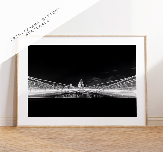 St Pauls Cathedral - London Photography Print - Fine Art Photography - London Print - Poster - Wall Art - Landscape - Black and White Print