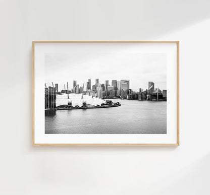 London City Skyline - London Photography Print - Fine Art Photography - London Print - Poster - Wall Art - Millennium Dome - City of London