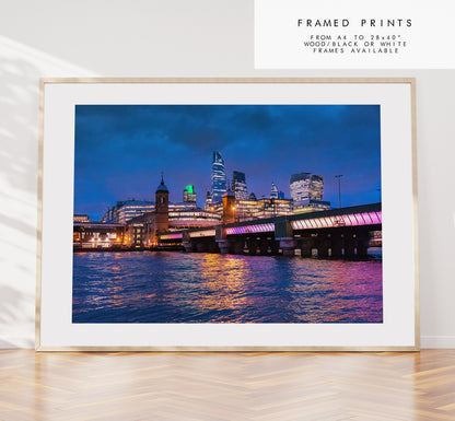 London at Twilight - London Photography Print - Fine Art Photography - London Print - Poster - Wall Art - Landscape Photography Print