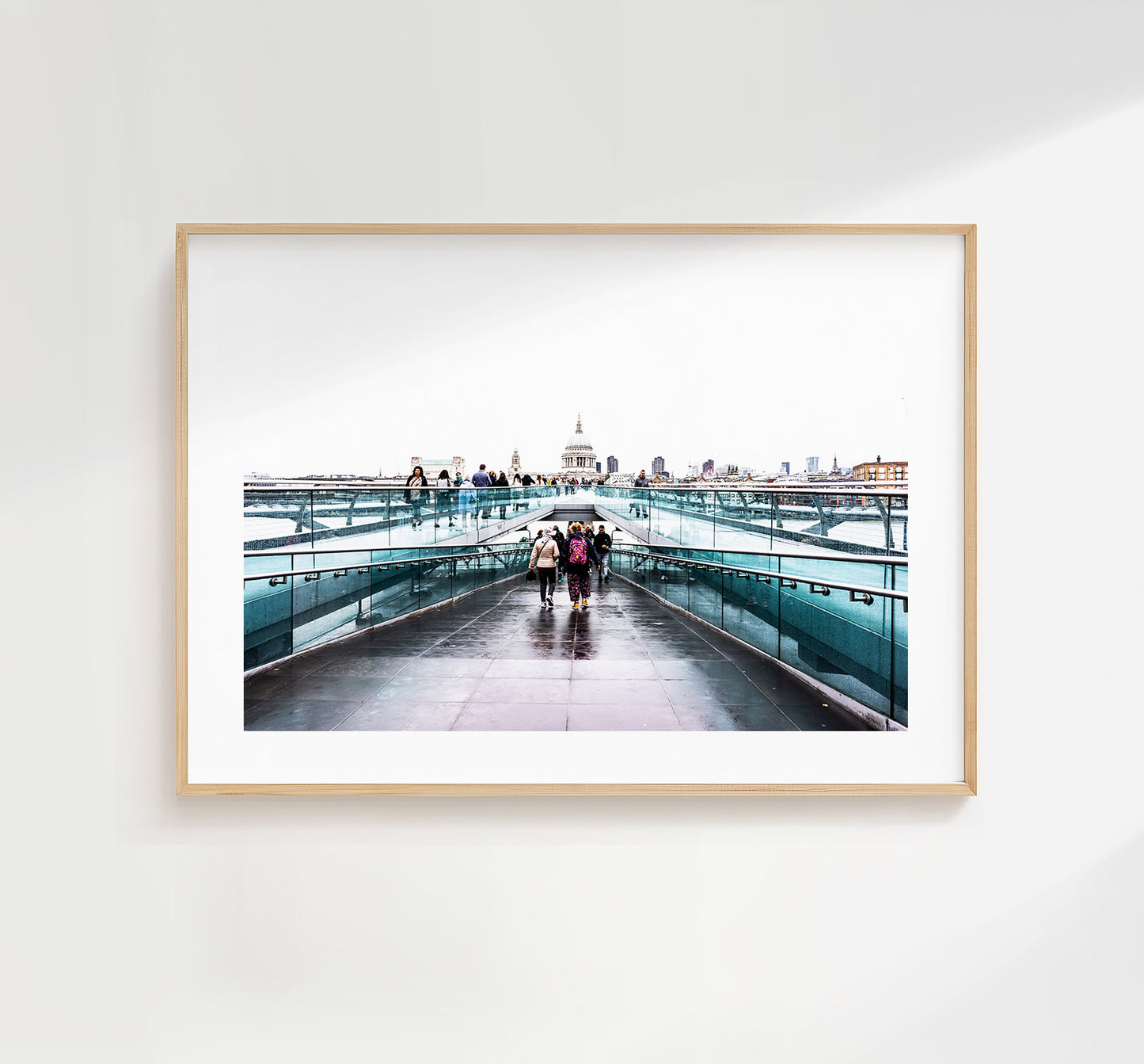 Millennium Bridge - London Photography Print - Fine Art Photography - London Print - Poster - Wall Art - Landscape - Colour - St Pauls