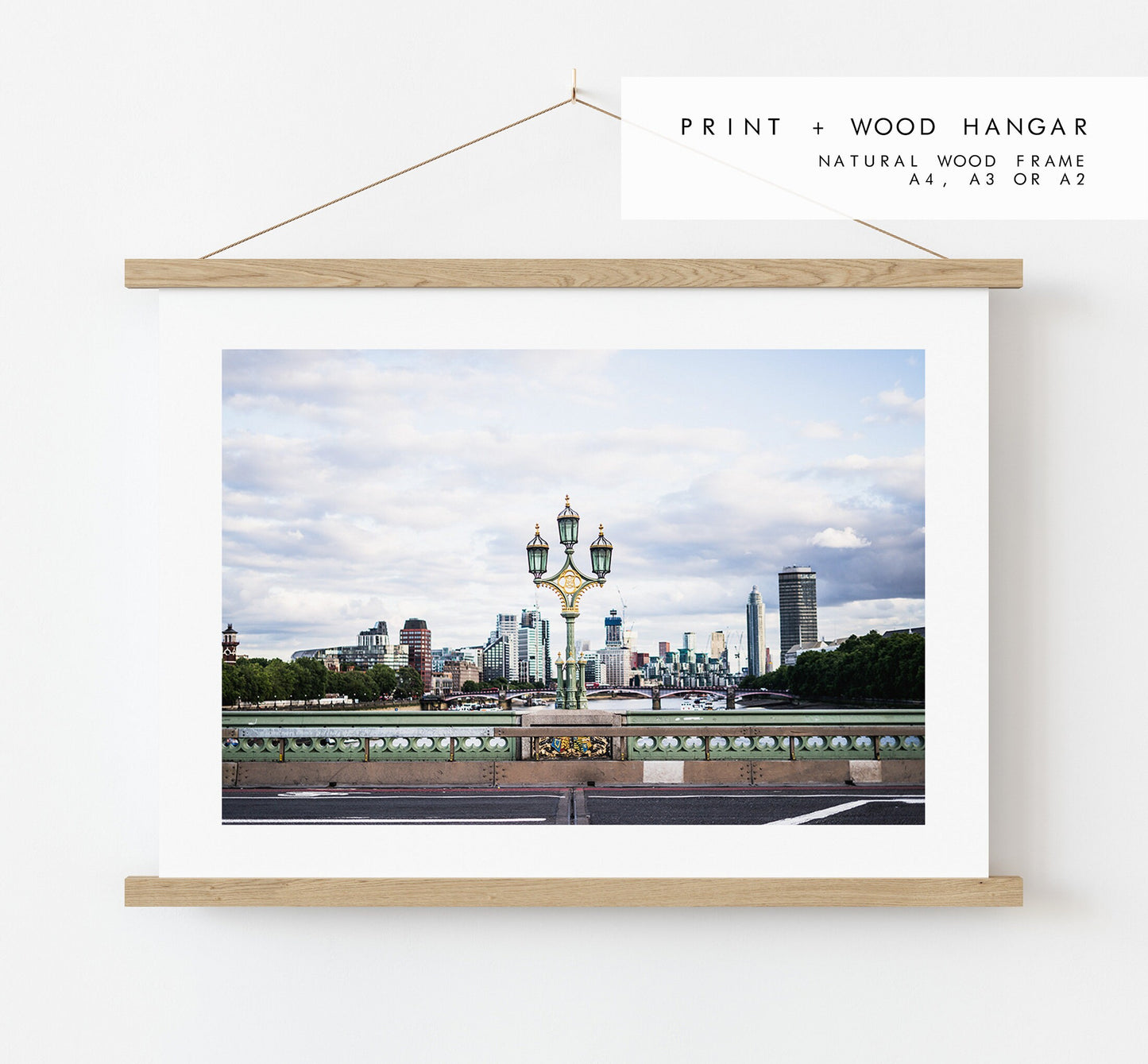 Landscape London Print - London Photography Print - Fine Art Photography - London Print - Poster - Wall Art - Westminster Bridge - London