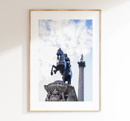 Trafalgar Square Print - London Photography Print - Fine Art Photography - London Print - Poster - Wall Art - Trafalgar Square Poster