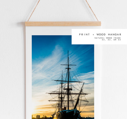 HMS Warrior - Photography Print - Portsmouth and Southsea Prints - Wall Art -  Frame and Canvas Options - Portrait