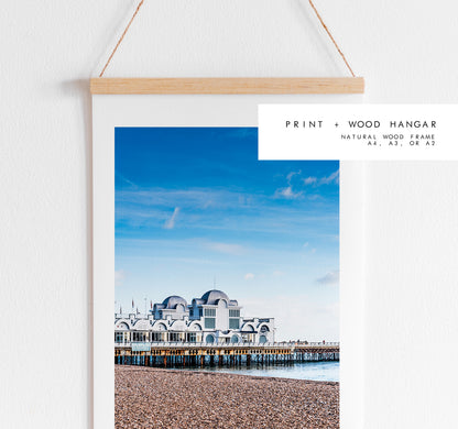 South Parade Pier - Photography Print - Portsmouth and Southsea Prints - Wall Art -  Frame and Canvas Options - Portrait