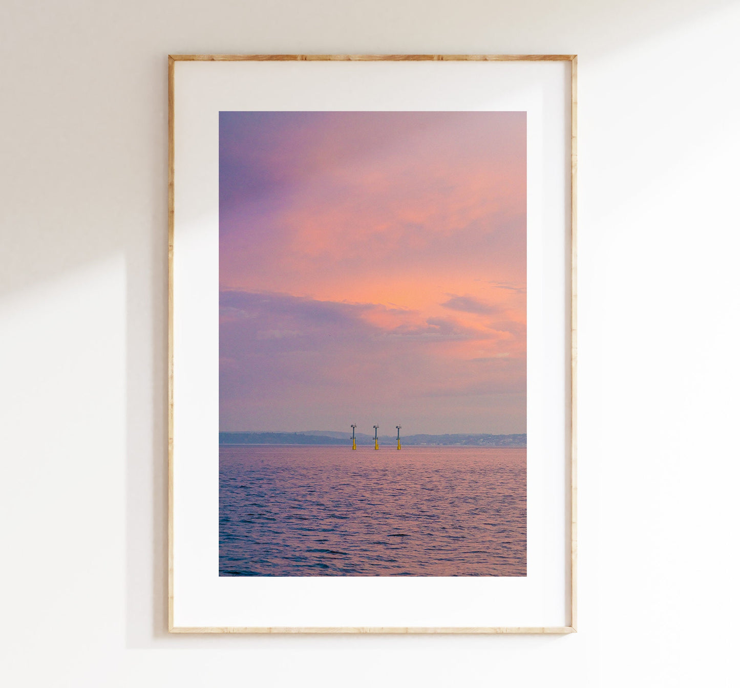 Solent Sunset - Photography Print - Portsmouth and Southsea Prints - Wall Art -  Frame and Canvas Options - Portrait