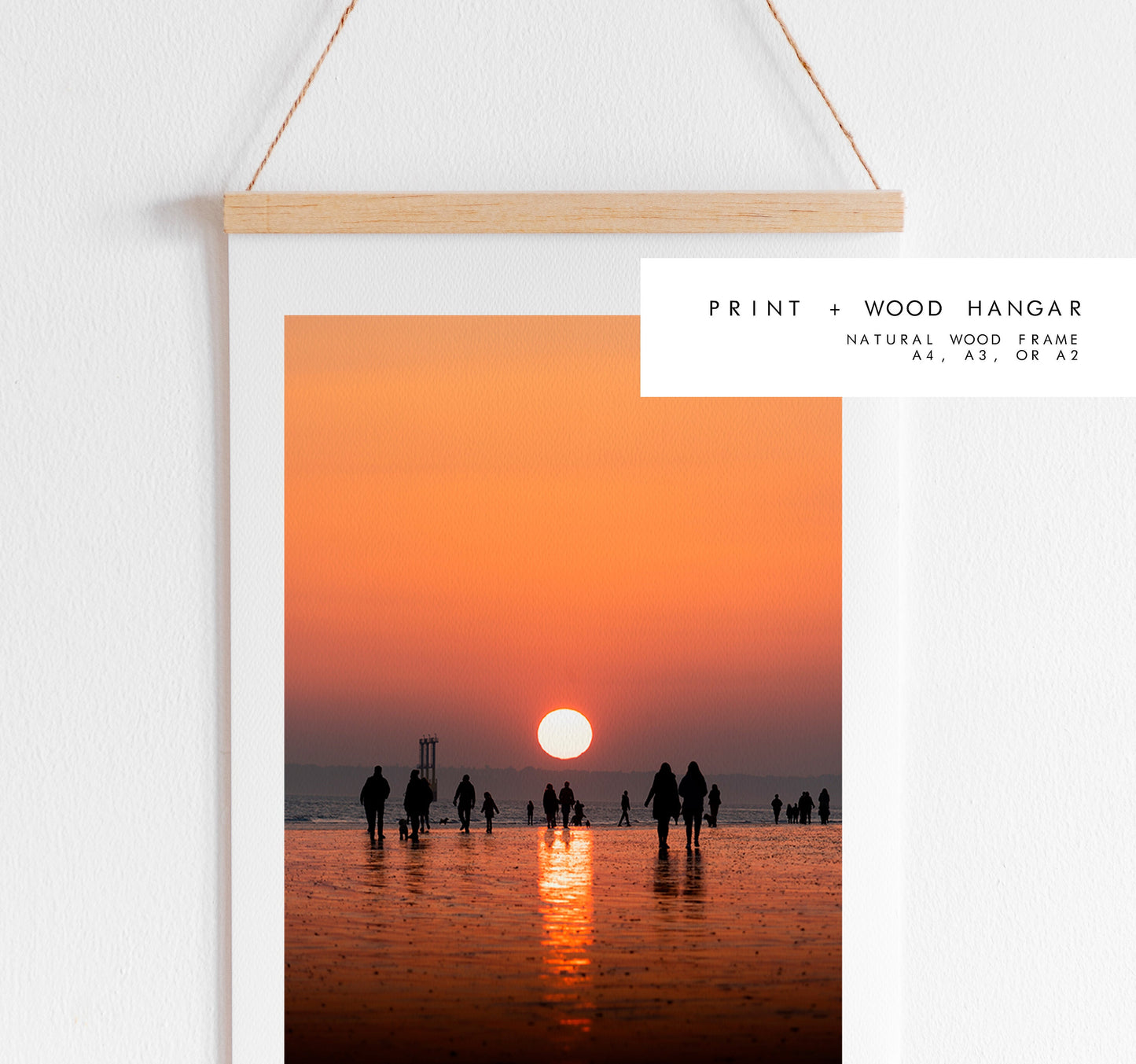 Southsea Sunsets - Photography Print - Portsmouth and Southsea Prints - Wall Art -  Frame and Canvas Options - Portrait