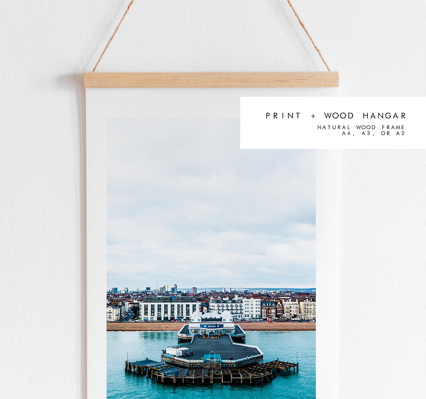 South Parade Pier - Photography Print - Portsmouth and Southsea Prints - Wall Art -  Frame and Canvas Options - Portrait - Aerial