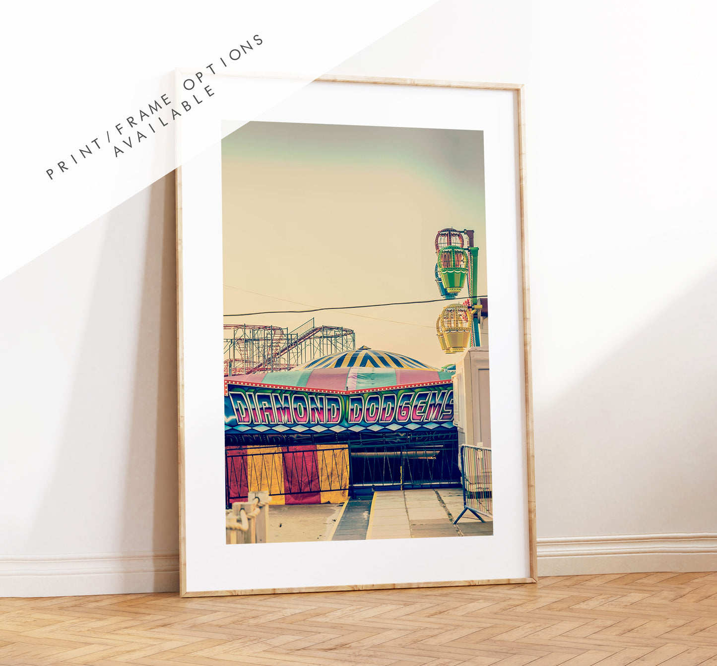 Clarence Pier - Photography Print - Portsmouth and Southsea Prints - Wall Art -  Frame and Canvas Options - Portrait