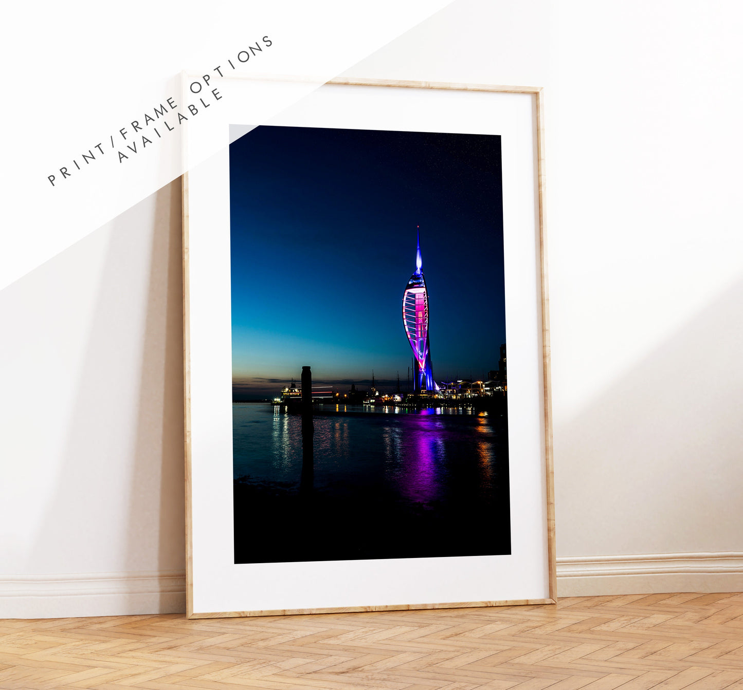 Spinnaker Tower Print - Photography Print - Portsmouth and Southsea Prints - Wall Art -  Frame and Canvas Options - Portrait