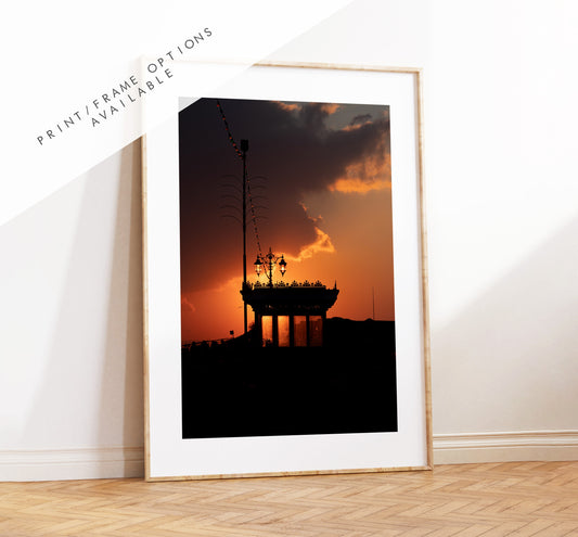 Southsea Sunsets - Photography Print - Portsmouth and Southsea Prints - Wall Art -  Frame and Canvas Options - Portrait