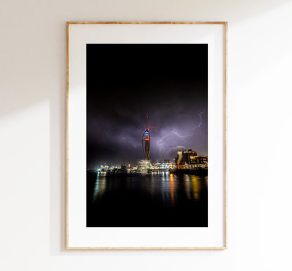 Spinnaker Tower Photography Print - Portsmouth and Southsea Prints - Wall Art -  Frame and Canvas Options - Portrait