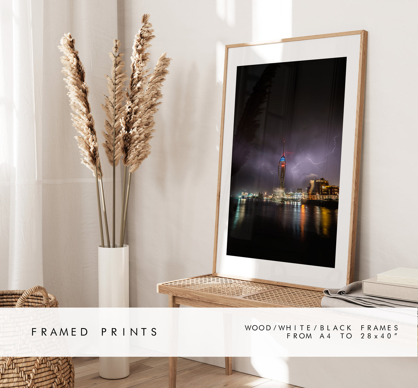 Spinnaker Tower Photography Print - Portsmouth and Southsea Prints - Wall Art -  Frame and Canvas Options - Portrait