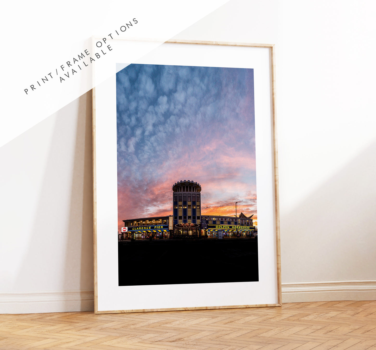 Clarence Pier - Photography Print - Portsmouth and Southsea Prints - Wall Art -  Frame and Canvas Options - Portrait