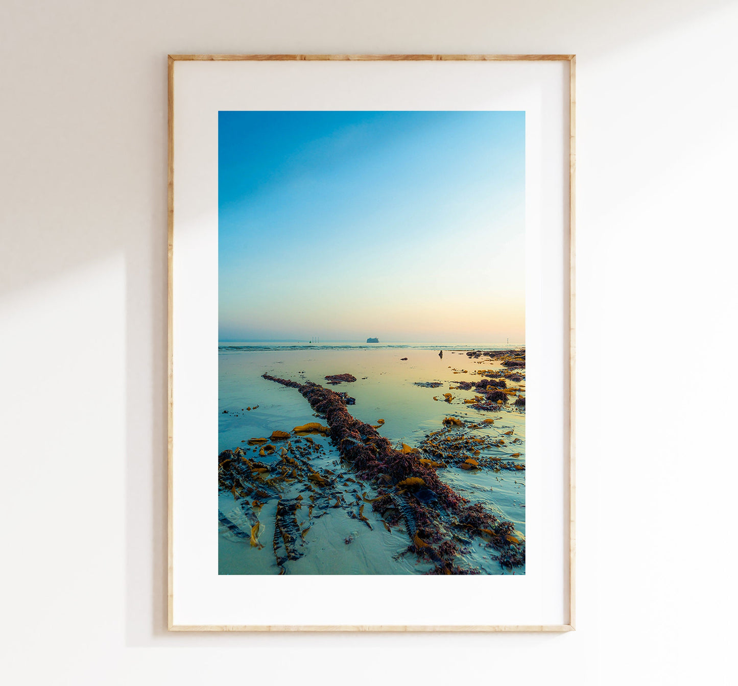 Southsea Beach - Photography Print - Portsmouth and Southsea Prints - Wall Art -  Frame and Canvas Options - Portrait