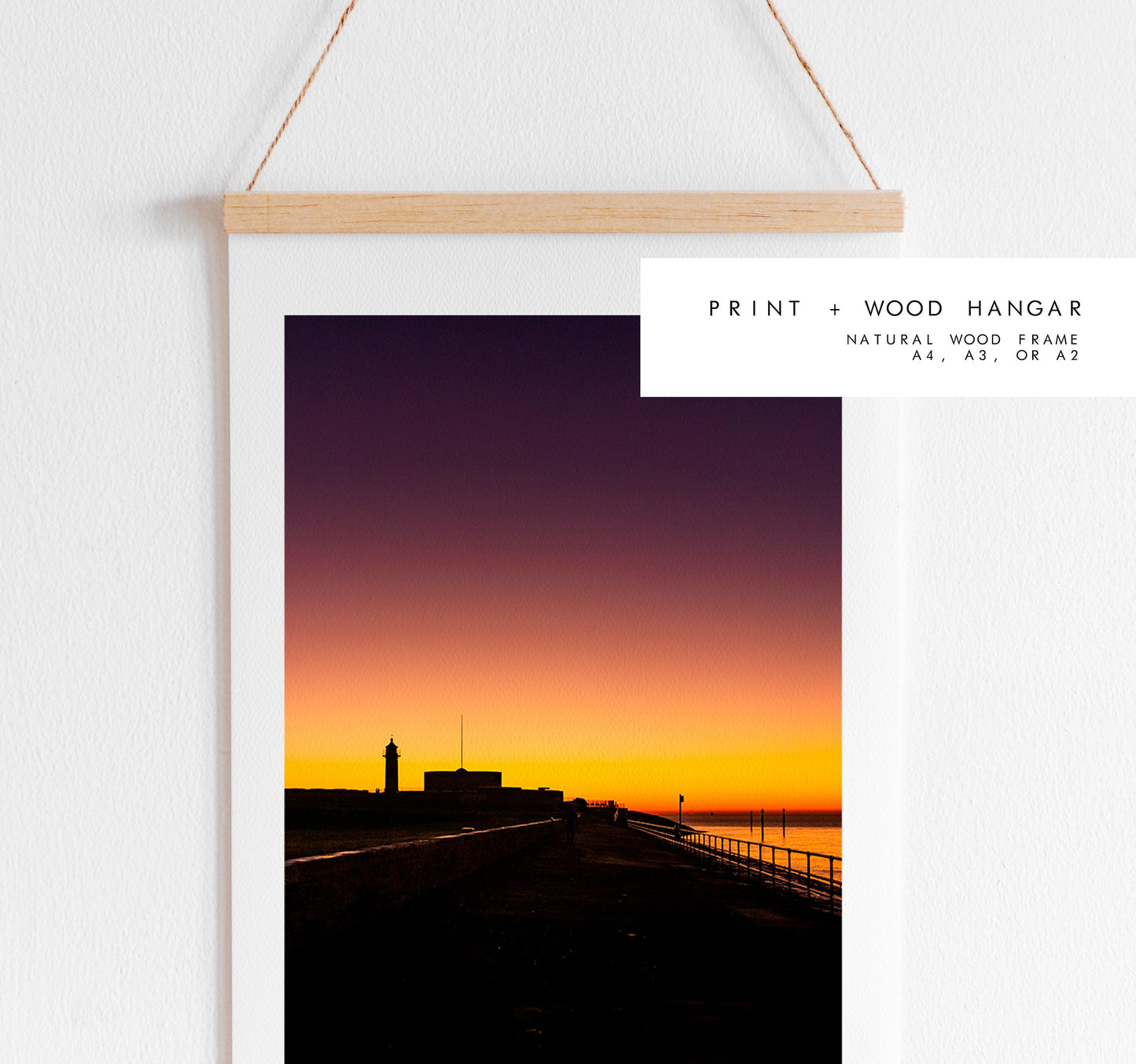 Southsea Sunrise - Photography Print - Portsmouth and Southsea Prints - Wall Art -  Frame and Canvas Options - Portrait