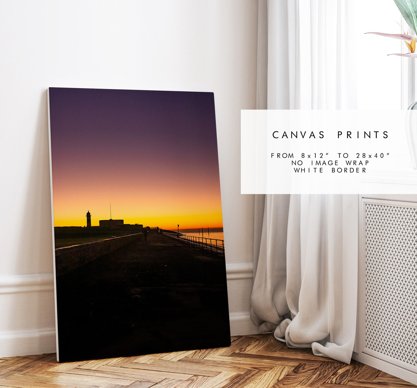 Southsea Sunrise - Photography Print - Portsmouth and Southsea Prints - Wall Art -  Frame and Canvas Options - Portrait