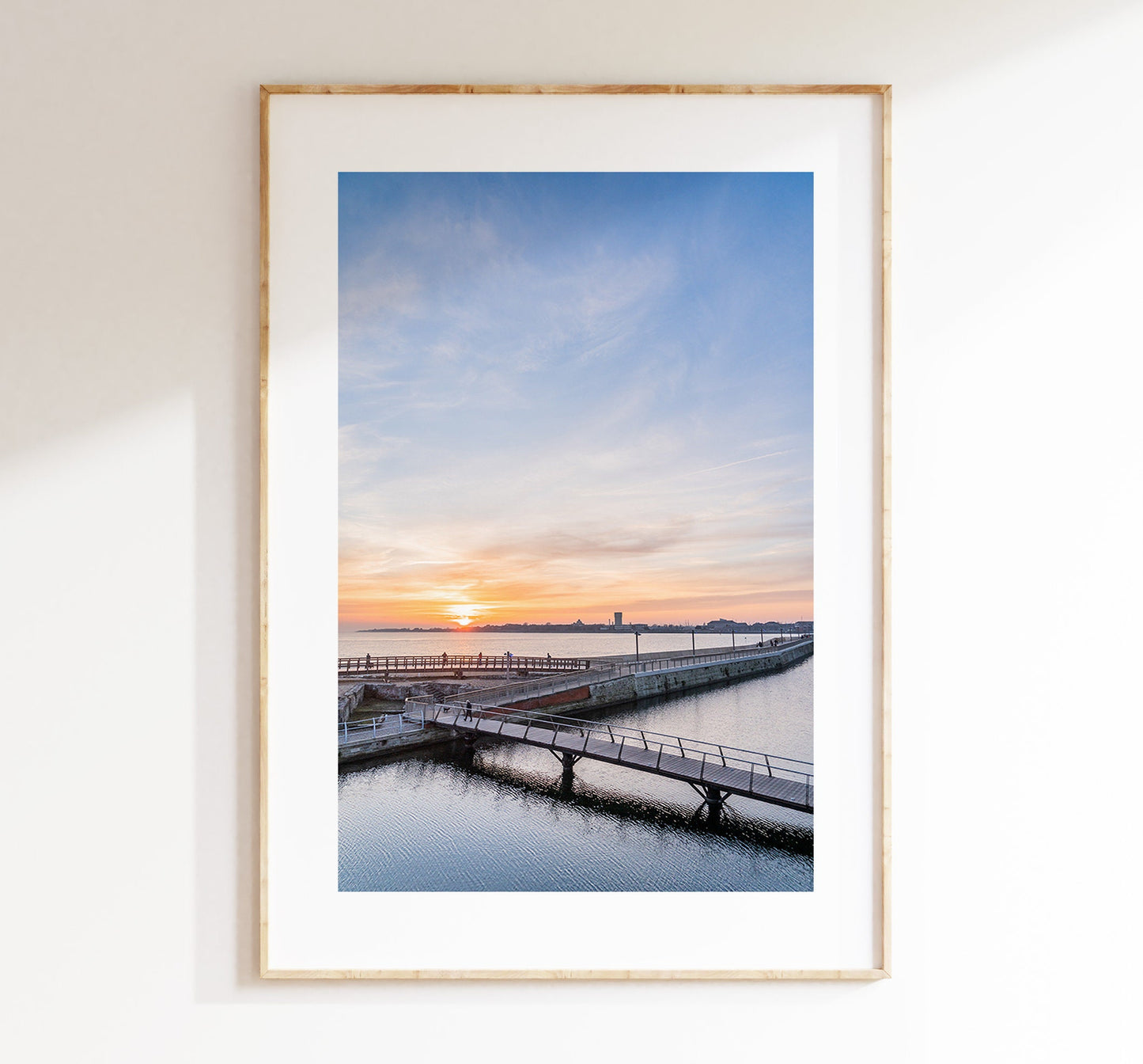 Southsea Sunsets - Photography Print - Portsmouth and Southsea Prints - Wall Art -  Frame and Canvas Options -  Portrait - Aerial