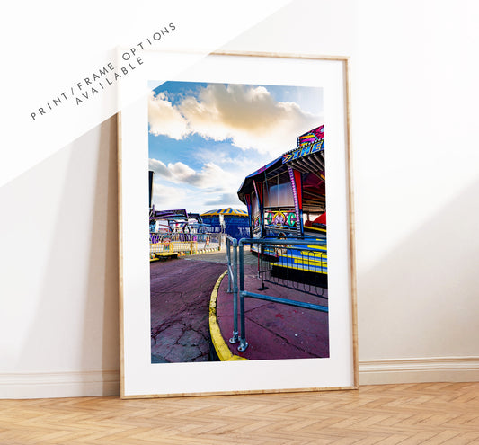 Clarence Pier - Photography Print - Portsmouth and Southsea Prints - Wall Art -  Frame and Canvas Options - Portrait