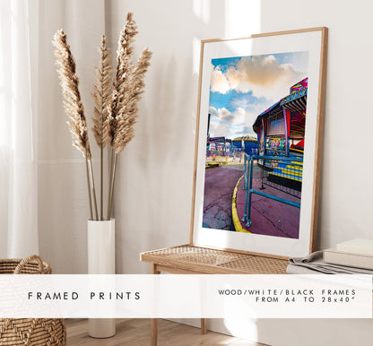 Clarence Pier - Photography Print - Portsmouth and Southsea Prints - Wall Art -  Frame and Canvas Options - Portrait