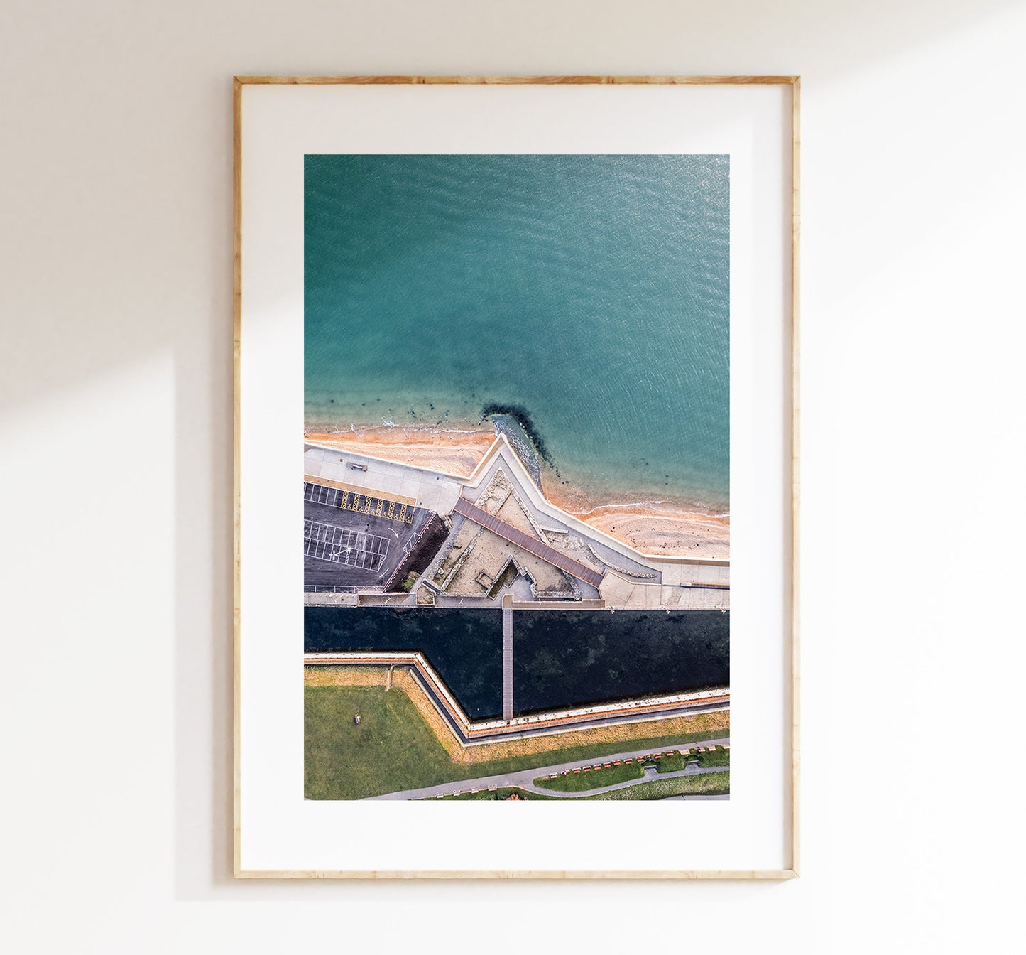 Southsea Seafront - Photography Print - Portsmouth and Southsea Prints - Wall Art -  Frame and Canvas Options - Portrait - Aerial