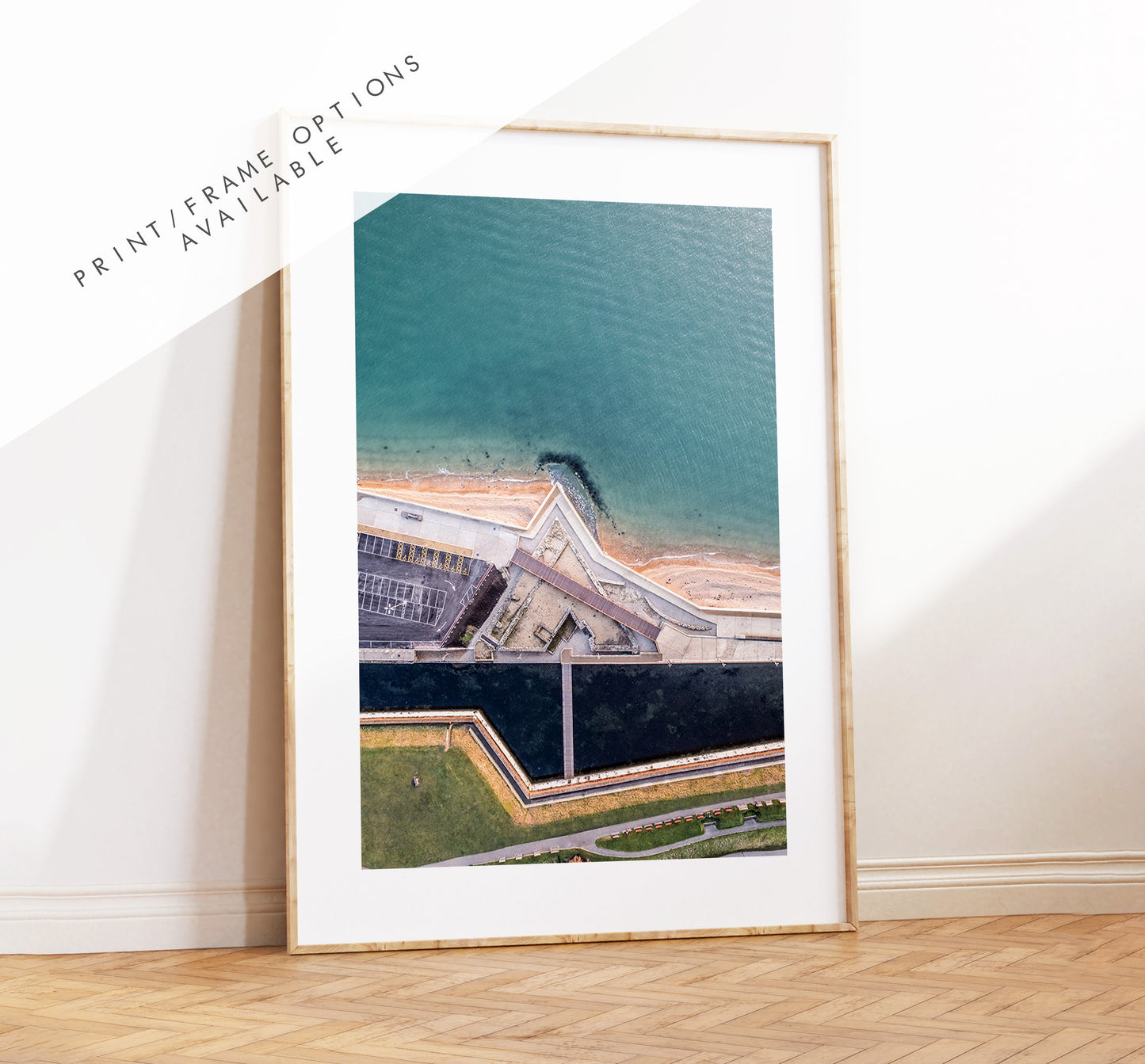 Southsea Seafront - Photography Print - Portsmouth and Southsea Prints - Wall Art -  Frame and Canvas Options - Portrait - Aerial